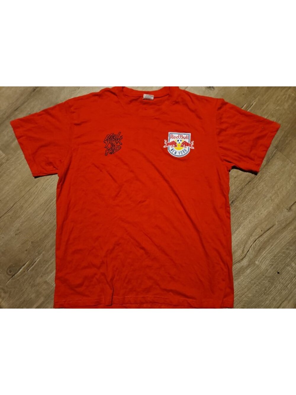 New York Red Bulls MLS "New York Is Red" T-Shirt, Men's XL